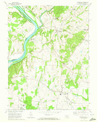Poolesville 1970 topographic map preview