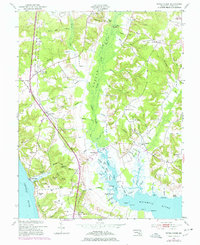 Popes Creek 1953 topographic map thumbnail