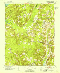Port Tobacco 1951 topographic map thumbnail