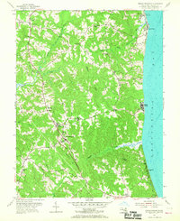 Prince Frederick 1953 topographic map thumbnail