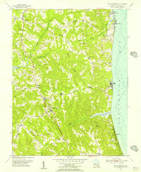 Prince Frederick 1953 topographic map thumbnail