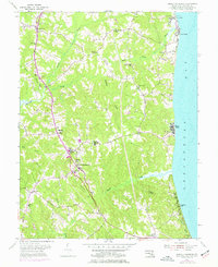 Prince Frederick 1953 topographic map thumbnail