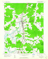 Princess Anne 1942 topographic map thumbnail