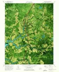 Princess Anne 1972 topographic map thumbnail