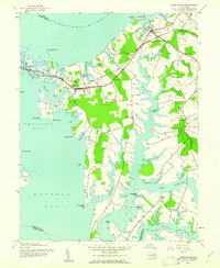 Queenstown 1942 topographic map thumbnail