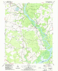 Rhodesdale 1988 topographic map thumbnail