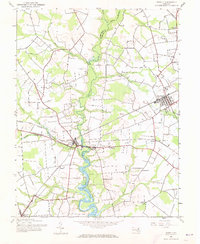 Ridgely 1944 topographic map thumbnail