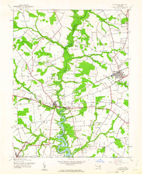 Ridgely 1944 topographic map thumbnail