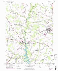 Ridgely 1944 topographic map thumbnail