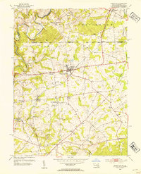 Rising Sun 1953 topographic map thumbnail