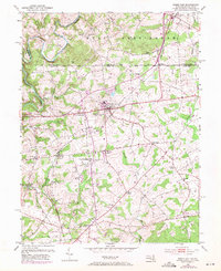 Rising Sun 1953 topographic map thumbnail