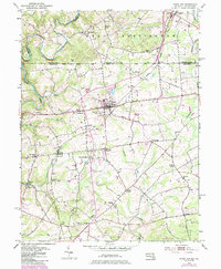 Rising Sun 1953 topographic map thumbnail