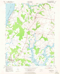 Rock Hall 1953 topographic map thumbnail