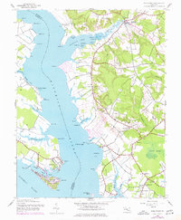 Rock Point 1943 topographic map thumbnail
