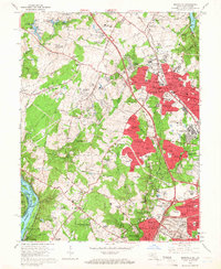 Rockville 1965 topographic map thumbnail