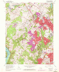 Rockville 1965 topographic map thumbnail