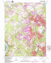 Rockville 1965 topographic map thumbnail