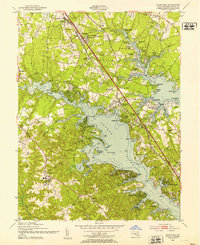 Round Bay 1949 topographic map thumbnail