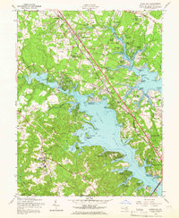 Round Bay 1956 topographic map thumbnail