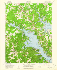 Round Bay 1956 topographic map thumbnail