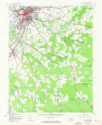 Salisbury 1942 topographic map thumbnail