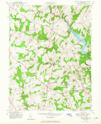 Sandy Spring 1945 topographic map thumbnail
