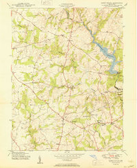 Sandy Spring 1950 topographic map thumbnail