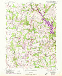 Sandy Spring 1945 topographic map thumbnail