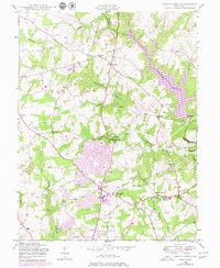 Sandy Spring 1945 topographic map thumbnail