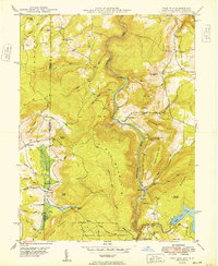 Sang Run 1949 topographic map thumbnail