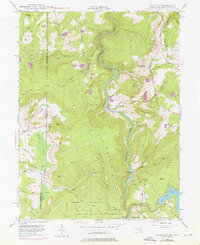 Sang Run 1947 topographic map thumbnail