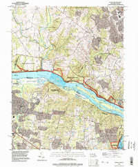 Seneca 1994 topographic map thumbnail