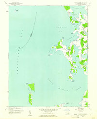Sharps Island 1942 topographic map thumbnail