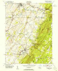 Smithsburg 1953 topographic map thumbnail