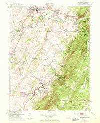 Smithsburg 1953 topographic map thumbnail