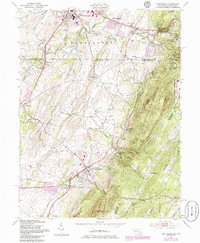 Smithsburg 1953 topographic map thumbnail