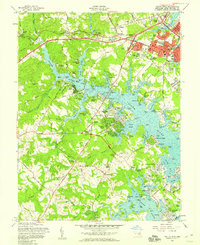 South River 1957 topographic map thumbnail