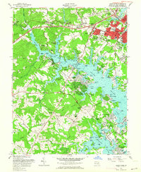 South River 1957 topographic map thumbnail
