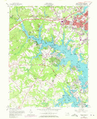 South River 1957 topographic map thumbnail