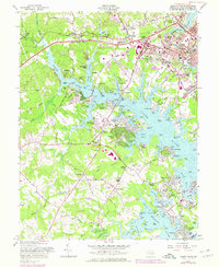 South River 1957 topographic map thumbnail
