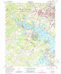South River 1957 topographic map thumbnail