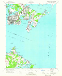Sparrows Point 1944 topographic map thumbnail