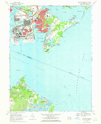 Sparrows Point 1969 topographic map thumbnail