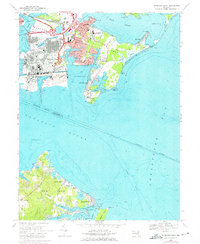 Sparrows Point 1969 topographic map thumbnail