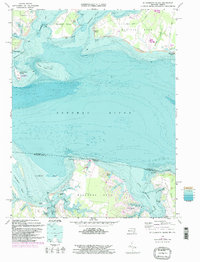 St. Clements Island 1968 topographic map thumbnail