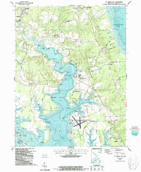 St. Marys City 1987 topographic map thumbnail