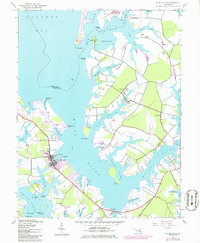 St. Michaels 1942 topographic map thumbnail