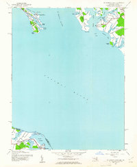 St. George Island 1942 topographic map thumbnail