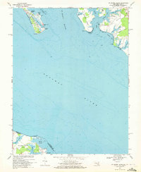 St. George Island 1968 topographic map thumbnail