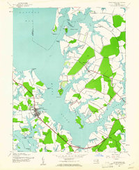 St. Michaels 1942 topographic map thumbnail